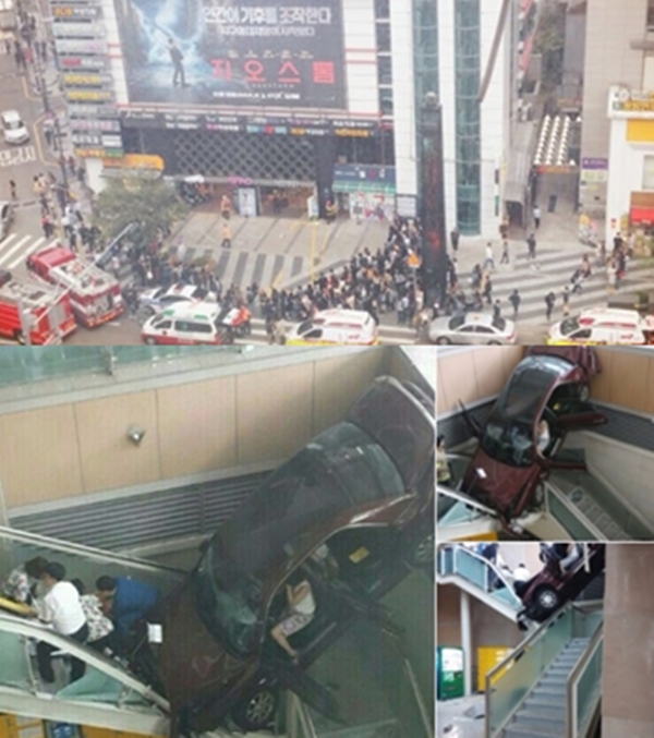 강남역 사고, 차량 운전자는 또 여자…"갑자기 검정 중형차가 매장 안으로…"왜? | 인스티즈