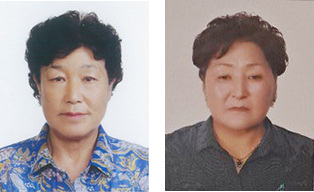           강옥자 해녀                           고기숙 해녀