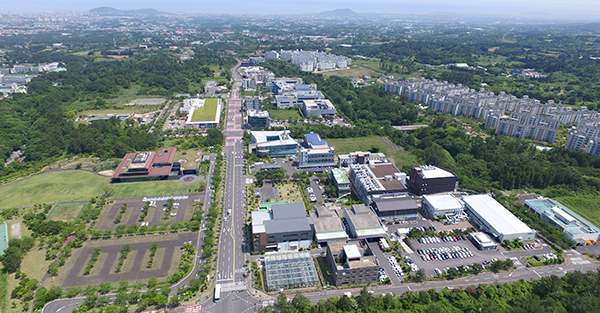 제주첨단과학기술단지 전경.