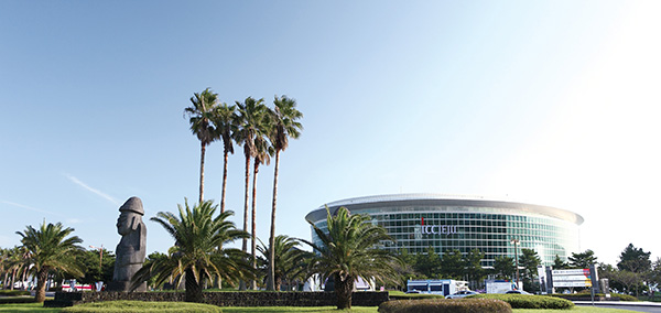 제주국제컨벤션센터 전경.