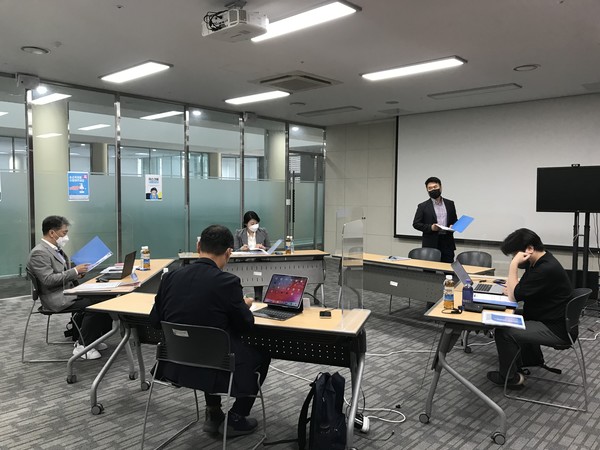 ▲제주 관광기업 체질 개선 컨설팅 모습.