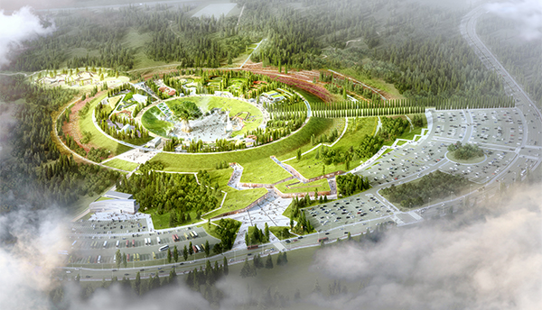 신화역사공원 J지구 전경.