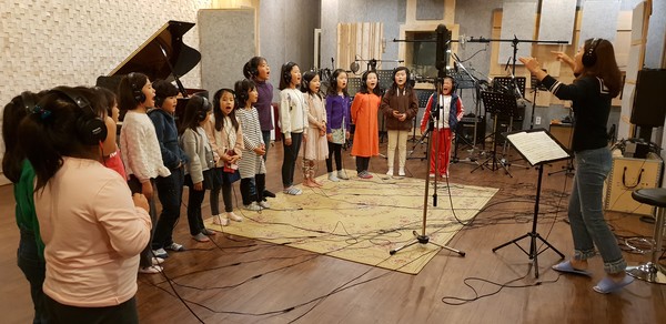 애월교육협동조합 이음의 뮤지컬단 활동모습