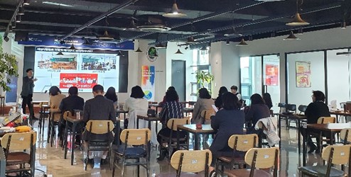 스타트업베이 교육 모습. 서귀포시 제공