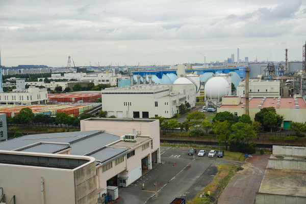 요코하마시 가나자와 소각장 건물에서 바라본 전경. 김은수 기자