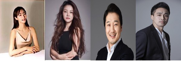 (사진 왼쪽부터) 순이삼촌 역 소프라노 정승연·이경진, 상수 역 테너 김성진, 큰아버지 역 베이스 이승희