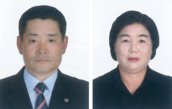 3월의 새농민상 수상자로 선정된 김승훈(왼쪽), 오영실 부부.