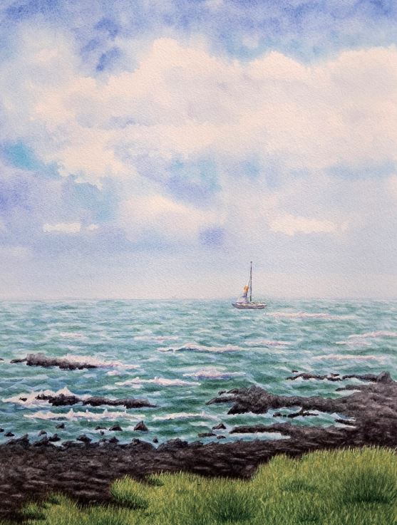 고안일 작, '여름날의 기억'.