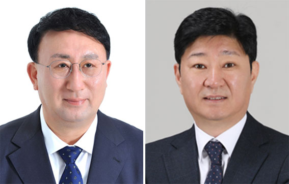 왼쪽부터 강동훈 전 한국렌터카사업조합 이사장(55), 강인철 제주관광협회장 직무대행(50).