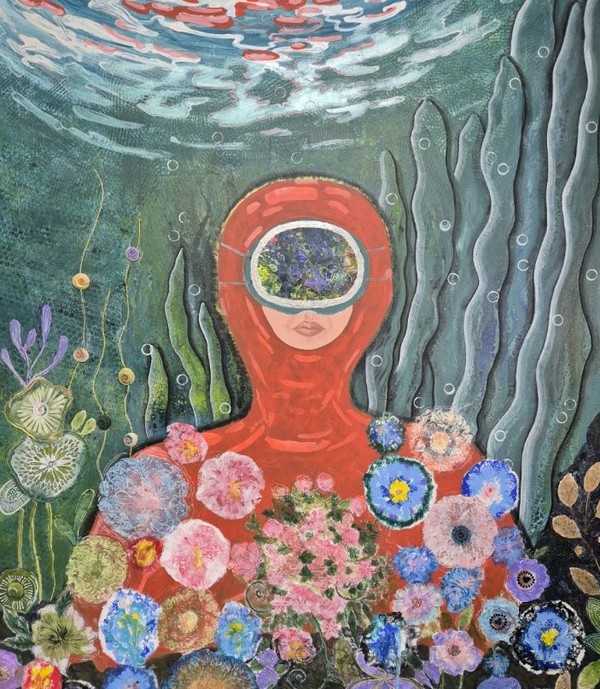 김하영 작, '물꽃을 찾아서'.