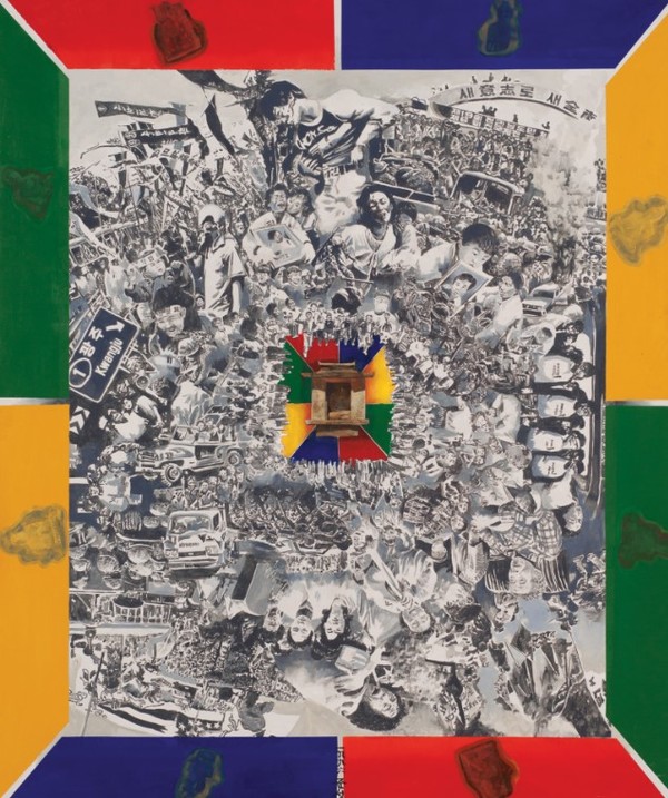 오늘 10일부터 제주4·3평화기념관 기획전시실에서 전시 '이준석 오월그림전-광주의 눈'이 열린다.