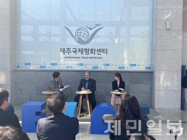 29일 오후4시 제주국제평화센터에서 유럽에서 첫 초연하는 '제주 4·3 레퀴엠'의 제작발표회가 열렸다. 전예린 기자 