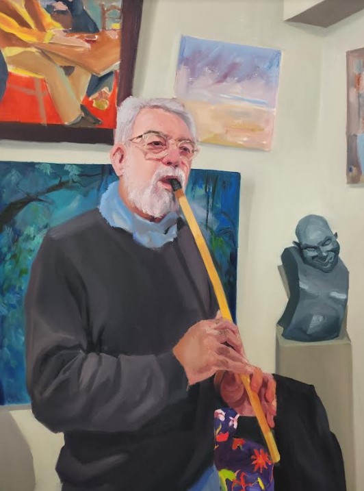 김우솔 작, 'Leza at Barbizon'.