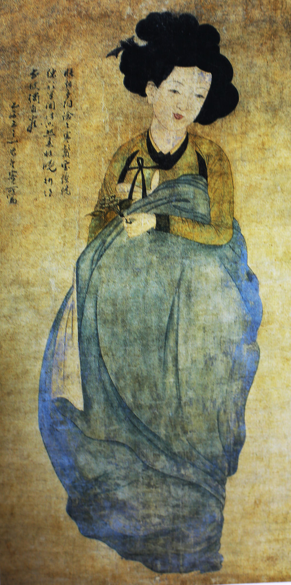 작자미상, 미인도. 일본국립박물관 소장