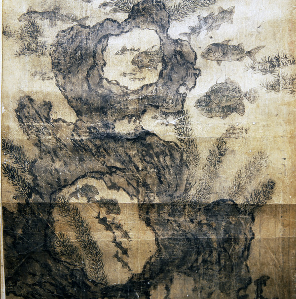 제주해저풍경도, 육지의 해어도의 일종. 제주특별자치도민속자연사박물관 소장