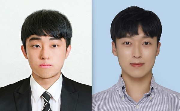왼쪽부터 윤승빈, 김수환 기자