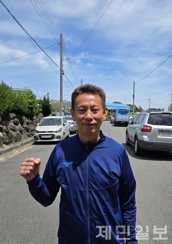 10㎞ 시니어 남자부 김성국씨.