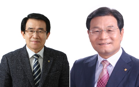 김군진 조합장(사진 왼쪽), 김병수 조합장