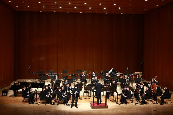 제주도립 서귀포관악단 2024 협주곡의 밤 공연 모습