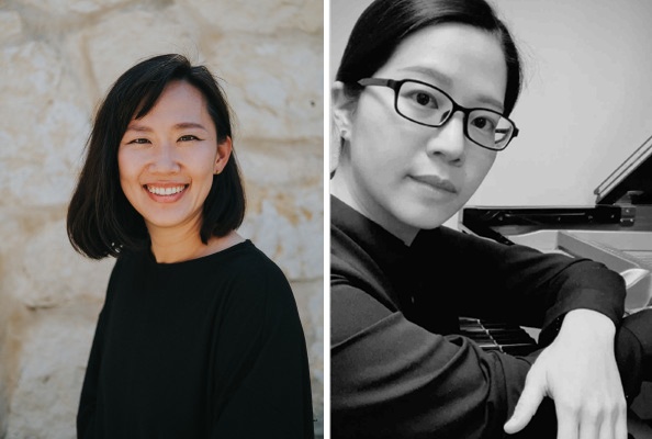 왼쪽부터 피아니스트 장주연, 신쉔린