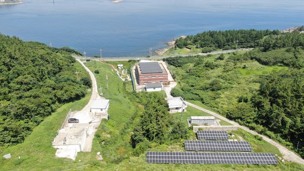 추자정수장의 전경. (사진-제주도 상하수도본부)