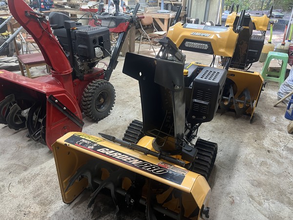 점검이 완료된 제설 장비 모습 (제주시 자료제공)