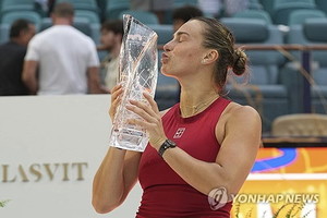 <b>사발렌카</b>, <b>마이애미오픈</b> 첫 <b>우승</b>으로 WTA 1000 통산 8회 <b>우승</b>