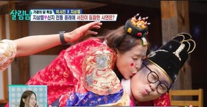 <b>신지</b>, <b>지상렬</b> 볼에 뽀뽀 이유 공개